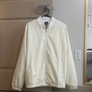 Nike Cream Bomber Varsity Jacket